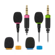 RODE COLORS2 Színjelölt mikrofonszivacsok, kábeljelölő gyűrűk és öntapadós matricák, 4DB