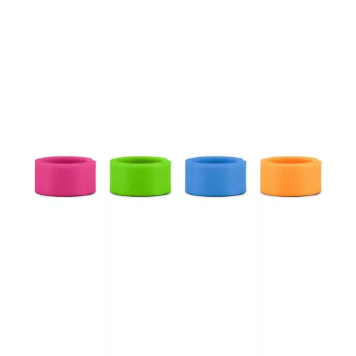 RODE COLORS2 Színjelölt mikrofonszivacsok, kábeljelölő gyűrűk és öntapadós matricák, 4DB