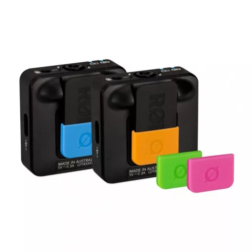 RODE COLORS2 Színjelölt mikrofonszivacsok, kábeljelölő gyűrűk és öntapadós matricák, 4DB