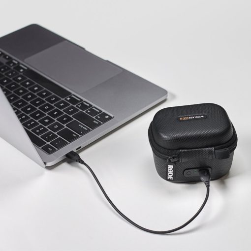 Rode Charge Case töltő tok és hordtáska Wireless GO II vezeték nélküli mikrofon rendszerhez (CHARGECASE)