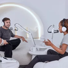 RODE PSA1+ Professzionális Rugós-gémes mikrofonkar - fehér