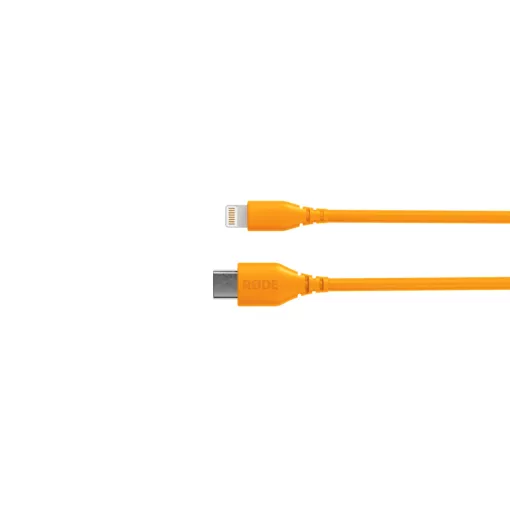 RODE SC21-O USB-C - Lightning átalakító kábel, 0.3m, narancssárga