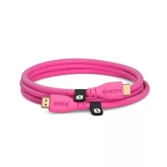 RODE HDMI Cable prémium HDMI kábel,  1.5m, rózsaszín