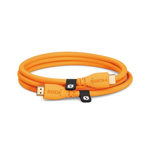 RODE HDMI Cable prémium HDMI kábel,  1.5m, narancssárga