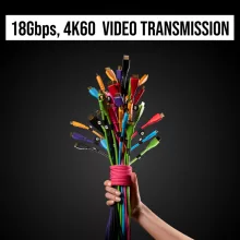 RODE HDMI Cable prémium HDMI kábel, 3m, rózsaszín