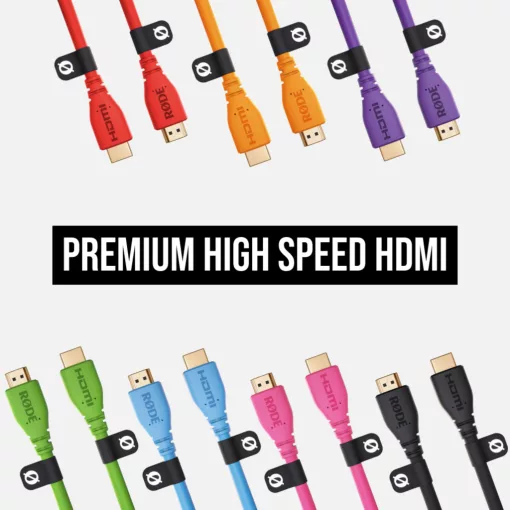 RODE HDMI Cable prémium HDMI kábel, 3m, narancssárga