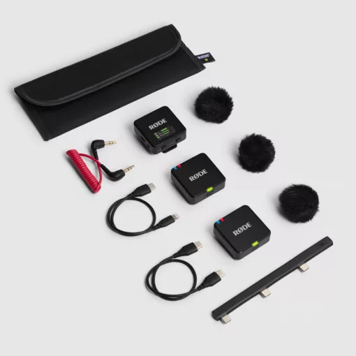 RODE Wireless GO GEN3 két csatornás vezeték nélküli mikrofon rendszer, piros