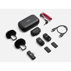   Rode Wireless Micro Camera Kit két csatornás kompakt vezeték nélküli mikrofon (USB-C), fekete 