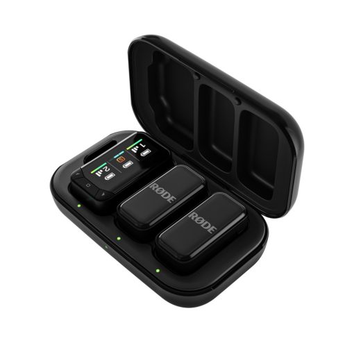 Rode Wireless Micro Camera Kit két csatornás kompakt vezeték nélküli mikrofon (USB-C), fekete 
