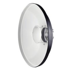  Jinbei QZ-50 Beauty Dish reflektor diffuzorral - Fehér belső - 50cm