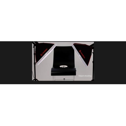 Jinbei 60x130 cm Fekete fényes PVC háttér