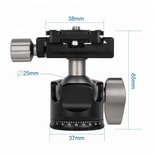 Mikrosat BH-25C Gömbfej (CNC - 10kg teherbírás)