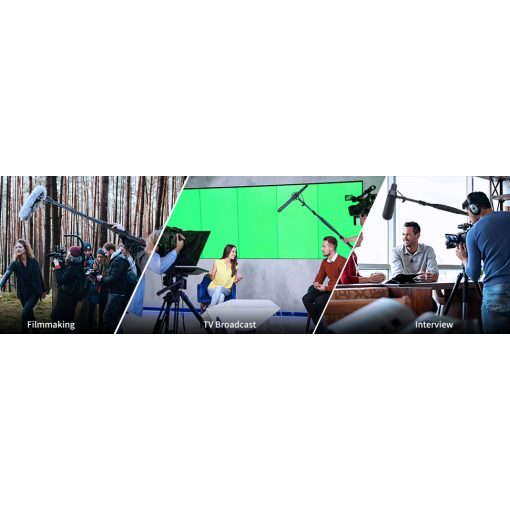 Mikrosat Kézi Boom Kar Mikrofonhoz (97cm - 250cm)