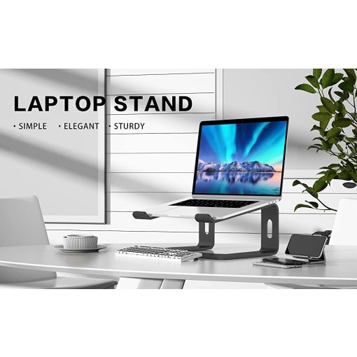 Mikrosat Laptop Tartó - 10-15,6" mérethez - alu