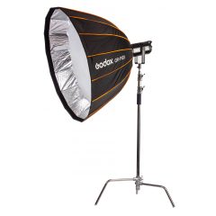   Godox SZ150R RGB LED Lámpa Szett - C-Standdel - 120cm-es nyitható parabolaboxszal (150W)