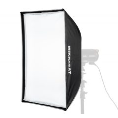 Mikrosat 4Clicks 60x90cm Nyitható Softbox Méhsejtráccsal