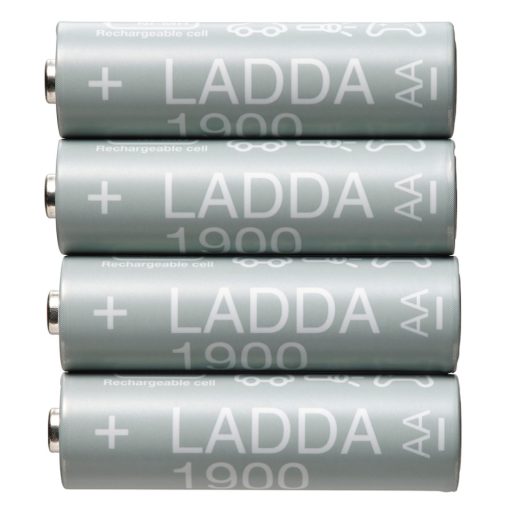 IKEA LADDA 4 db akkumulátor 1.2V 1900mAh AA