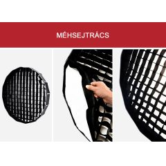 Mikrosat Méhsejtrács 12Clicks Nyitható Softboxhoz - 105cm
