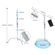 Jinbei K4 C-Stand Állvány (max. 20kg, 316cm)