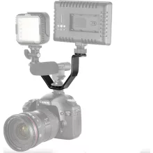 Mikrosat V-alakú hármas univerzális vakupapucs Adapter - L méret - Led lámpához, monitorhoz, mikrofonhoz