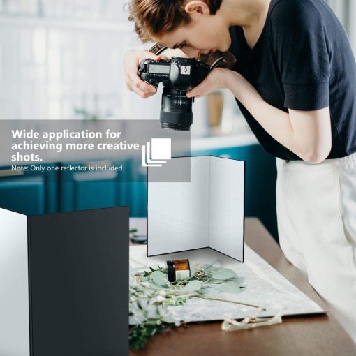 Mikrosat RE223 3in1 Összehajtható Karton Derítőlap - A3  (Ezüst/Fekete/Fehér)