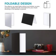 Mikrosat RE223 3in1 Összehajtható Karton Derítőlap - A3  (Ezüst/Fekete/Fehér)