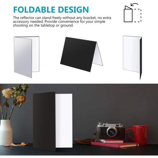 Mikrosat RE223 3in1 Összehajtható Karton Derítőlap - A3  (Ezüst/Fekete/Fehér)