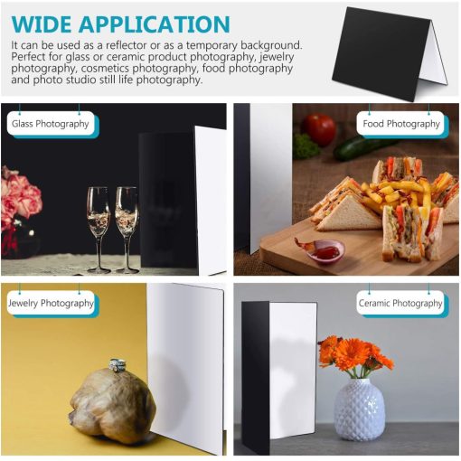 Mikrosat RE223 3in1 Összehajtható Karton Derítőlap - A3  (Ezüst/Fekete/Fehér)