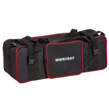 Mikrosat hordtáska lámpákhoz, állványokhoz (béleletlen, piros csíkos)