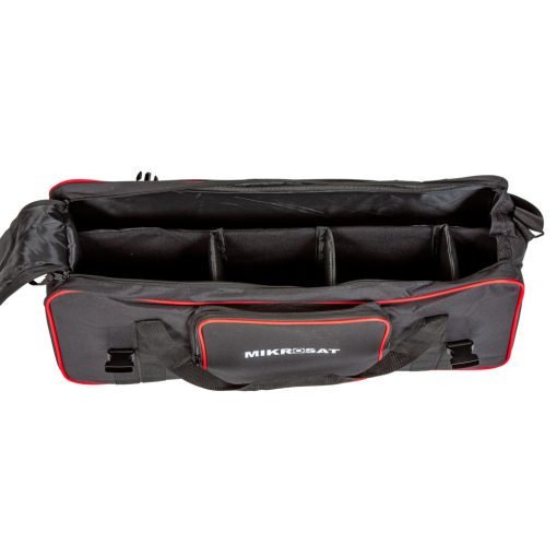 Mikrosat hordtáska lámpákhoz, állványokhoz (béleletlen, piros csíkos)