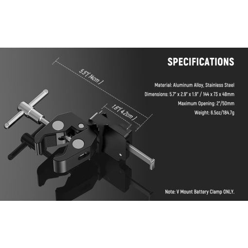 Mikrosat SC-09 V-Mount Akku Adapter satuval