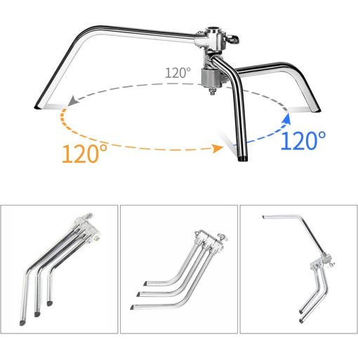 Mikrosat CS-340BP C-Stand PRO Állvány Állítható Boom Karral, súlyzsákkal (max. 20kg, 340cm)