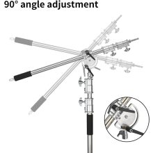 Mikrosat CS-340BP C-Stand PRO Állvány Állítható Boom Karral, súlyzsákkal (max. 20kg, 340cm)