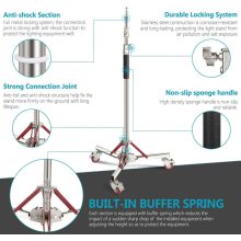Mikrosat FR-3030 Lámpaállvány, kerekekkel (3m, 30kg)