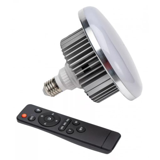 Mikrosat 85W - E27-es foglalatú Bi-Color LED fényforrás távirányítóval