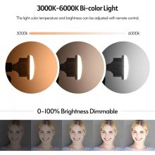 Mikrosat 85W - E27-es foglalatú Bi-Color LED fényforrás távirányítóval