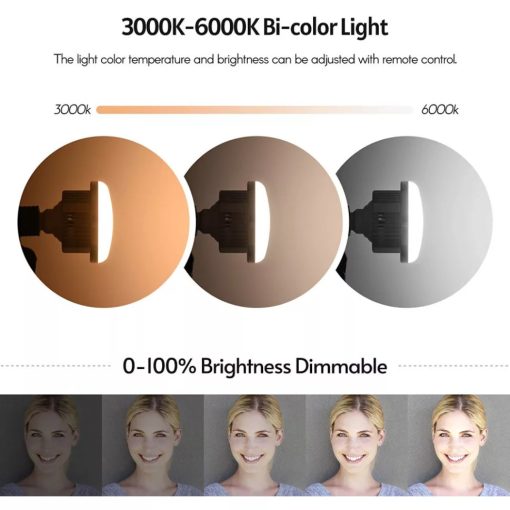 Mikrosat 85W - E27-es foglalatú Bi-Color LED fényforrás távirányítóval