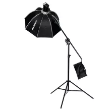 Godox MS300II-V Boom Vakuszett belső viszonyokhoz - Boom állvány - Mikrosat 100cm octobox (300Ws)