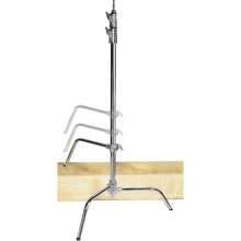 Mikrosat C-Stand Állvány - Állítható Lábbal (max. 10kg, 330cm) silver 11