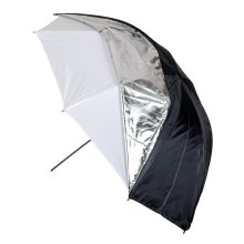 Mikrosat 109 cm 2in1 ernyő - áteresztő és fekete ezüst huzat (UB05)