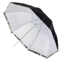 Mikrosat 109 cm 2in1 ernyő - áteresztő és fekete ezüst huzat (UB05)