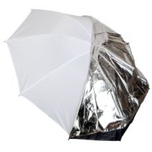 Mikrosat 109 cm 2in1 ernyő - áteresztő és fekete ezüst huzat (UB05)