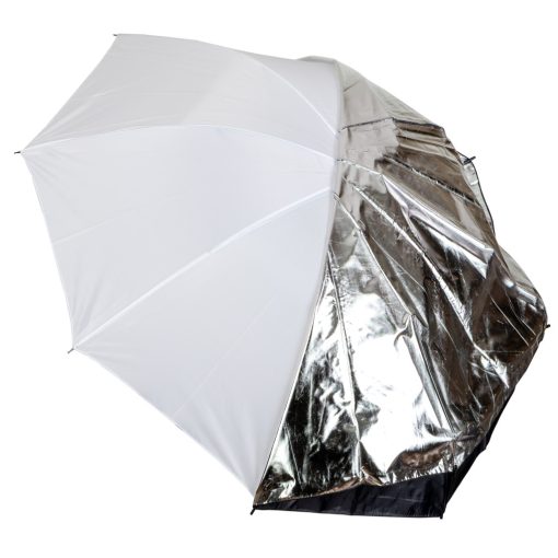 Mikrosat 109 cm 2in1 ernyő - áteresztő és fekete ezüst huzat (UB05)