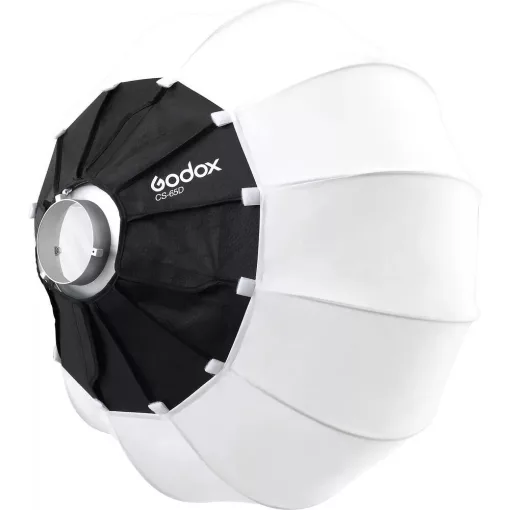 Godox LE300Bi Bi-Color LED Podcast lámpa Szett Gömb Softboxal - Fehér (Bi - 65cm - 2,6m)