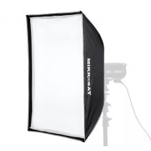Portré szett - Godox LE300Bi LED Lámpa- Mikrosat 4Click 60x90 és 100cm softboxal