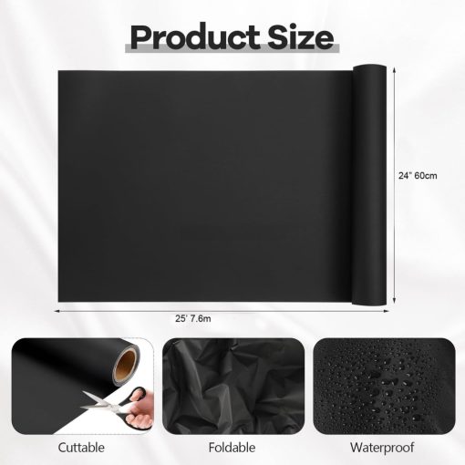 Mikrosat Matt Fekete Fólia - Matte Black Cinefoil 24" x 12.5' (60cm x 3.8m)