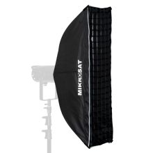 3X Godox LE300Bi Black Litemons Bi Color tripla LED Video Lámpa szett  - 300W - állvány - softboxok