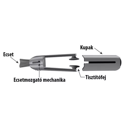Lenspen Peeps szemüvegtisztító, aktívszenes és antibakteriális fekete/fehér (LP-PEEPS-1-B-S)
