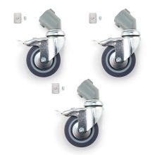 Manfrotto 3 darabos kerékszett, fékekkel és adapterrel, 75mm (110)