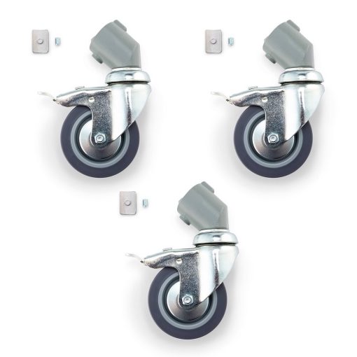 Manfrotto 3 darabos kerékszett, fékekkel és adapterrel, 75mm (110)